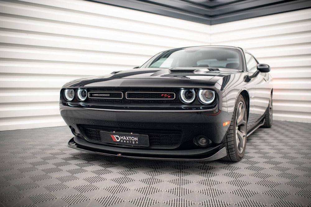 Maxton Parts - Frontlippe passend für Dodge Challenger RT Mk3 FL schwarz Hochglanz