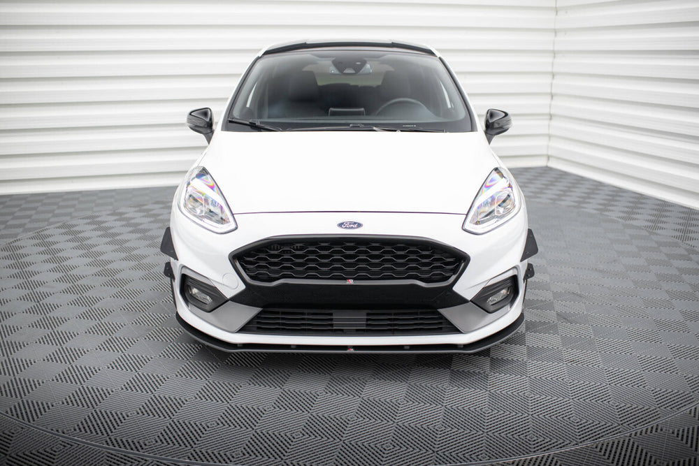 Maxton Parts - Frontlippe passend für Ford Fiesta Mk8 ST / ST-Line roter Kern