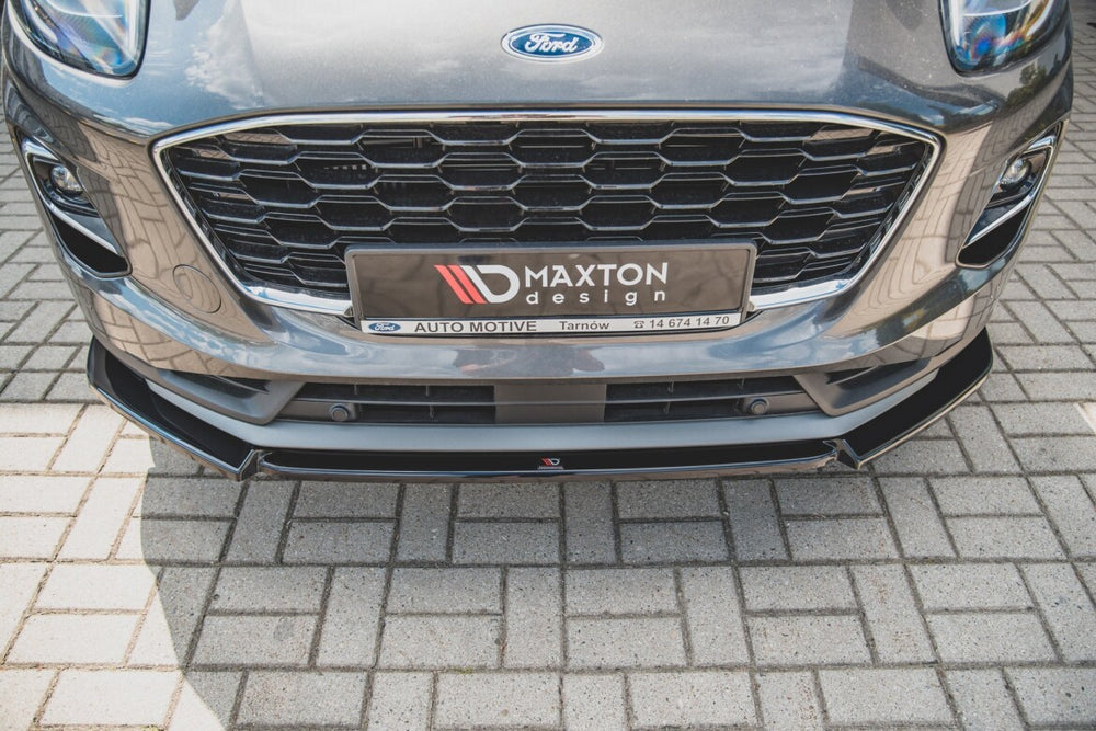 Maxton Parts - Frontlippe passend für Ford Puma Mk1 schwarz Hochglanz