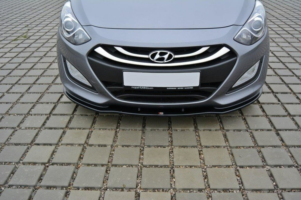 Maxton Parts - Frontlippe passend für Hyundai i30 mk.2 schwarz Hochglanz