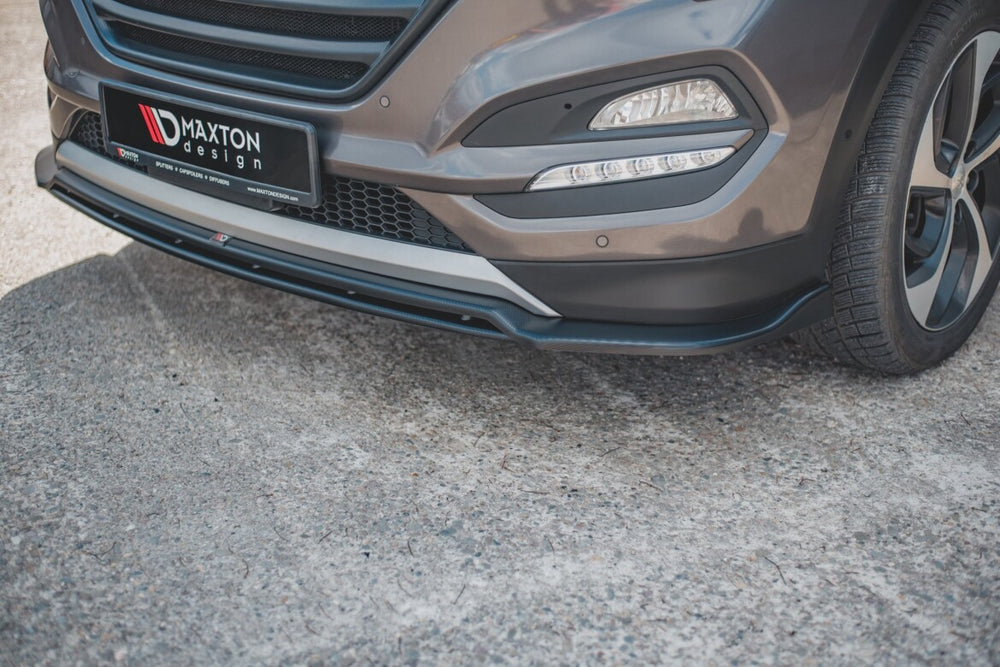 Maxton Parts - Frontlippe passend für Hyundai Tucson Mk3 schwarz Hochglanz
