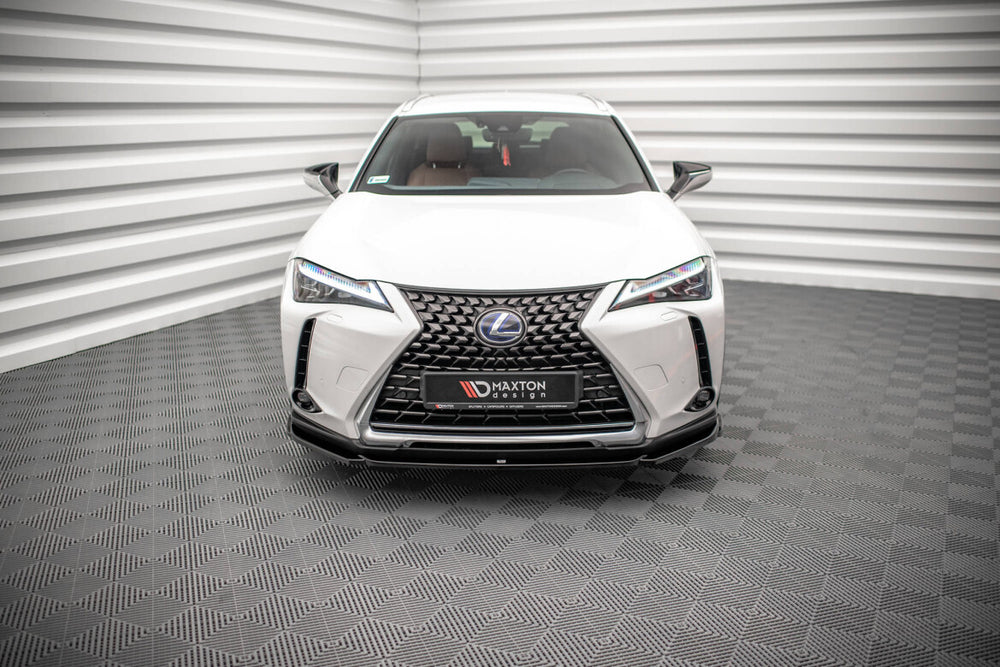 Maxton Parts - Frontlippe passend für Lexus UX F-Sport Mk1 schwarz Hochglanz