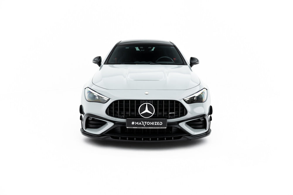 Maxton Parts - Frontlippe passend für Mercedes-AMG CLE 53 Aero C236 schwarz Hochglanz (ME-CLE-236-53-AMG-AERO-FD1-G)