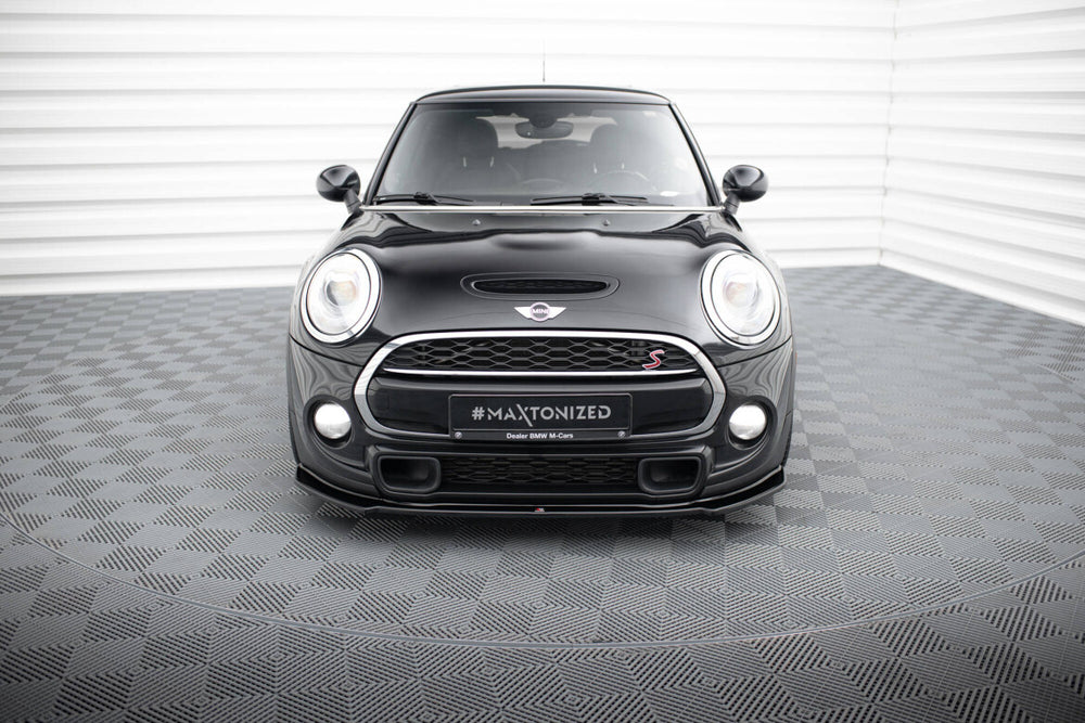 Maxton Parts - Frontlippe passend für Mini Cooper S F56 / F56 FL schwarz Hochglanz