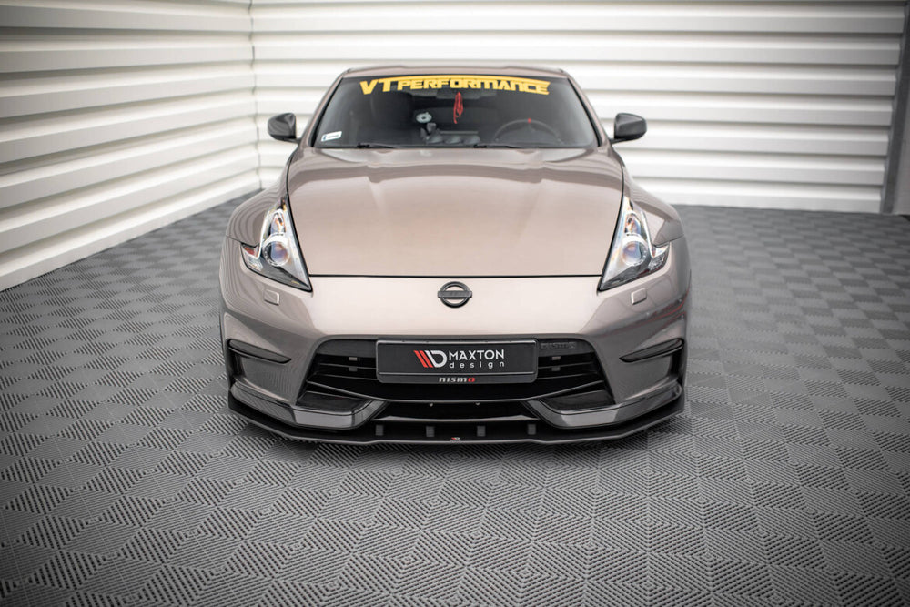 Maxton Parts - Frontlippe passend für Nissan 370Z Nismo FL schwarz matt