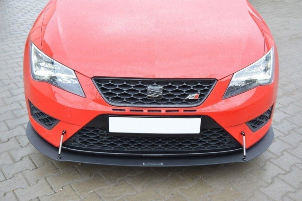 Maxton Parts - Frontlippe passend für Seat Leon III CUPRA / FR schwarz matt