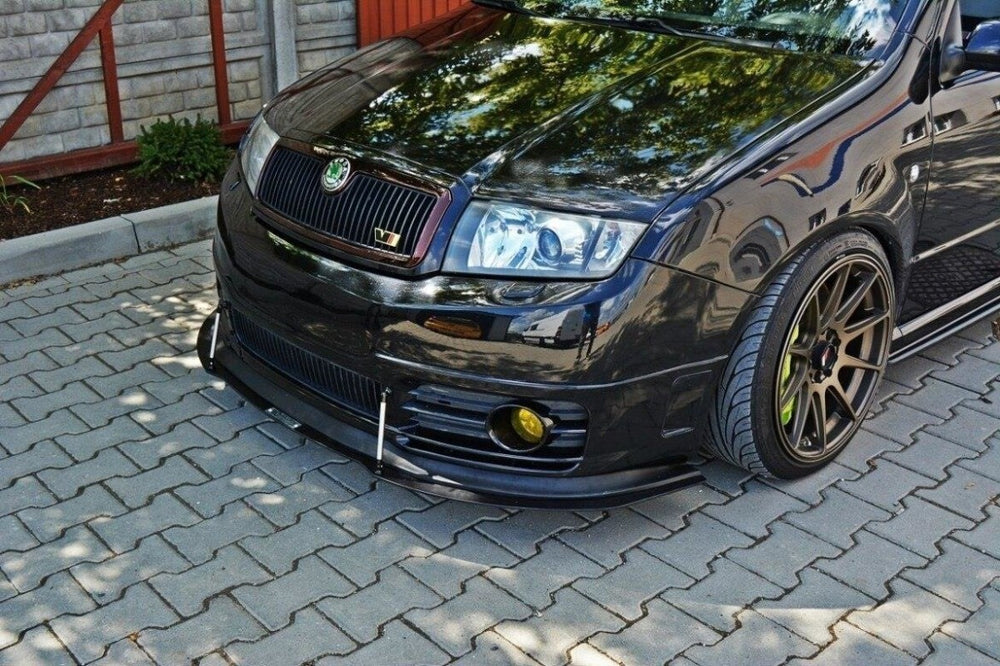 Maxton Parts - Frontlippe passend für Skoda Fabia RS Mk1 schwarz matt