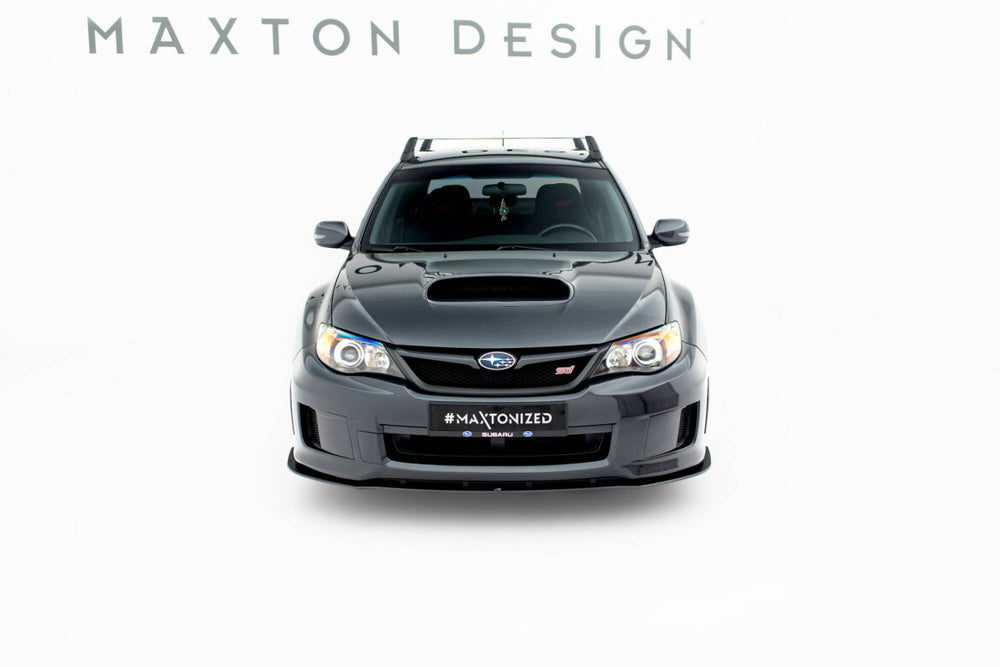 Maxton Parts - Frontlippe passend für Subaru Impreza WRX STI Mk3 FL schwarz matt