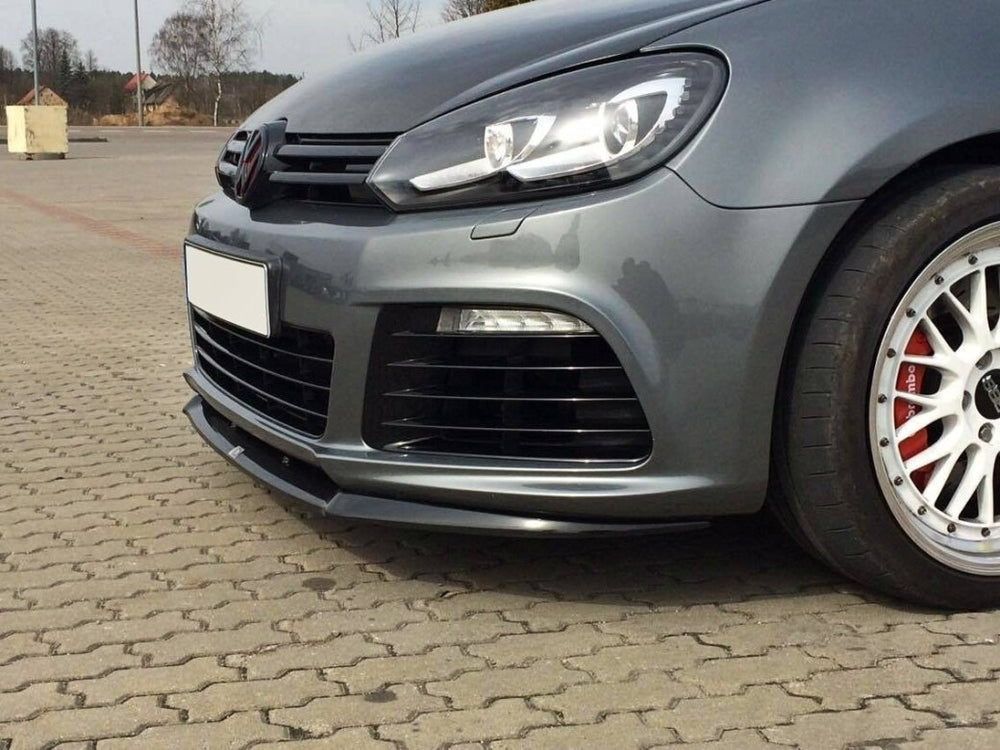 Maxton Parts - Frontlippe passend für VW Golf 6 schwarz Hochglanz (VW-GO-6-R-CUPRA-FD1-G)