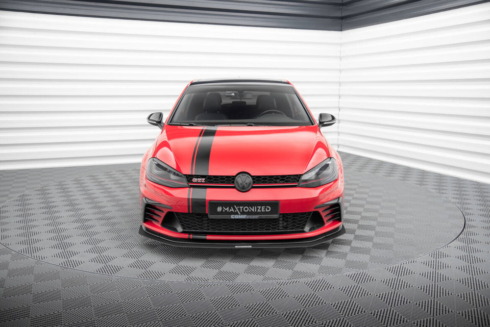 Maxton Parts - Frontlippe passend für VW Golf 7 GTI CLUBSPORT schwarz matt