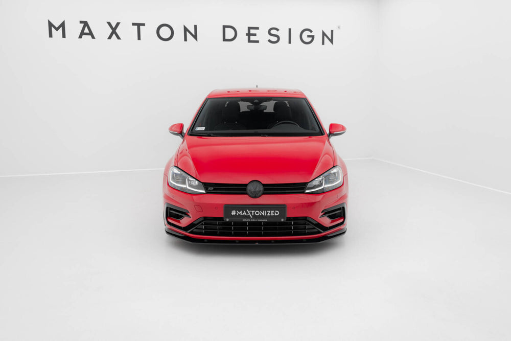 Maxton Parts - Frontlippe passend für VW Golf R / R-Line Mk7 FL schwarz matt