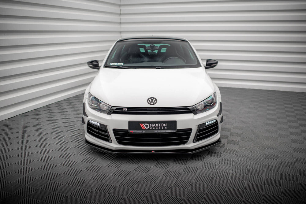 Maxton Parts - Frontlippe passend für VW Scirocco R ver2 schwarz Hochglanz