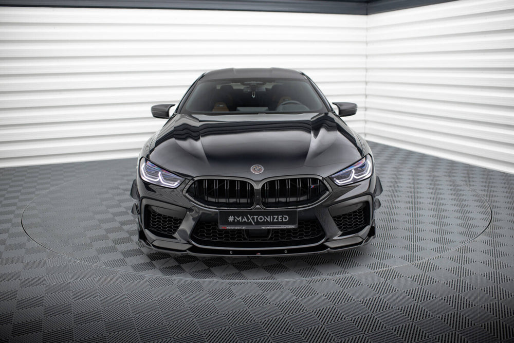 Maxton Parts - Frontlippe V.1 + Flaps passend für BMW M8 Gran Coupe F93 / Coupe F92