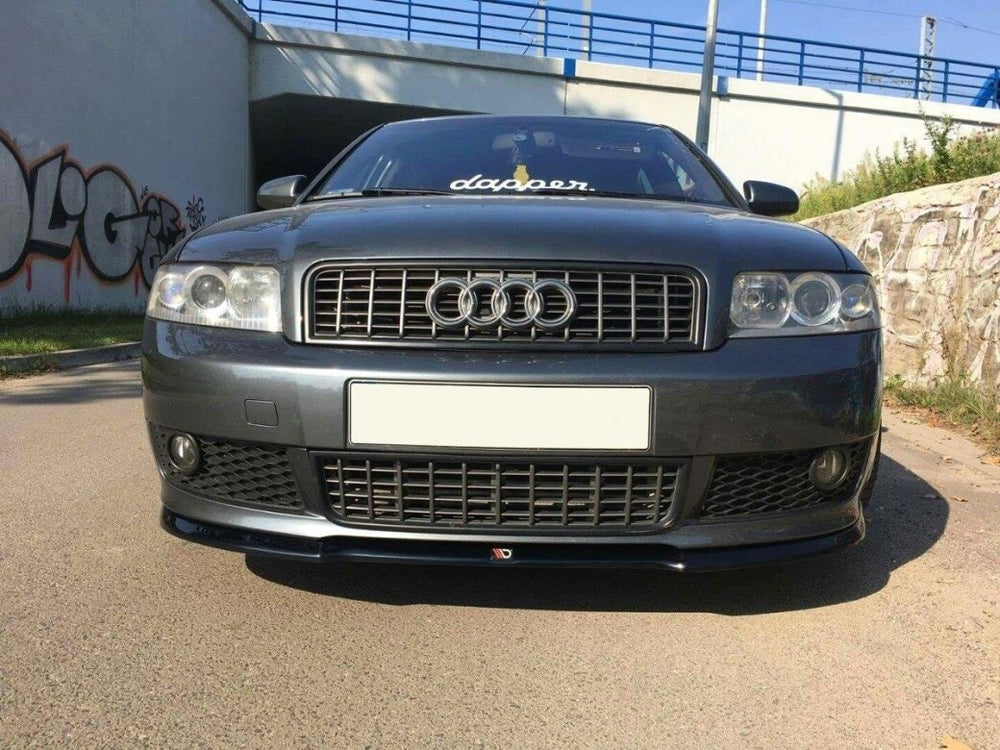 Maxton Parts - Frontlippe V.1 passend für Audi A4 S-Line B6 schwarz Hochglanz