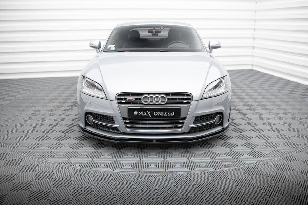 Maxton Parts - Frontlippe V.1 passend für Audi TT S / TT S-Line 8J FL schwarz Hochglanz
