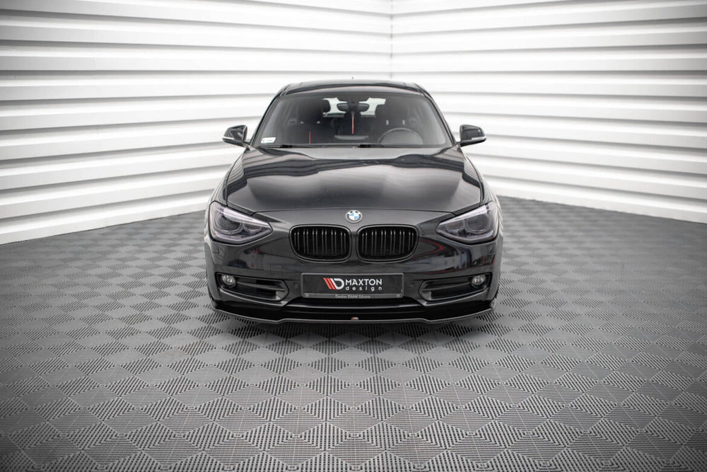 Maxton Parts - Frontlippe V.1 passend für BMW 1er F20 schwarz Hochglanz