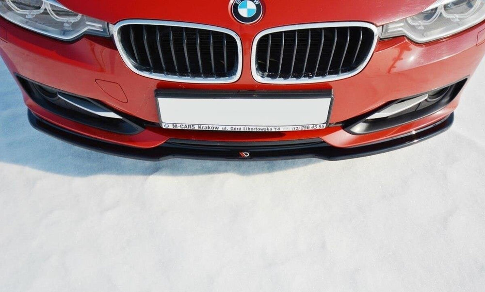 Maxton Parts - Frontlippe V.1 passend für BMW 3er F30 schwarz Hochglanz