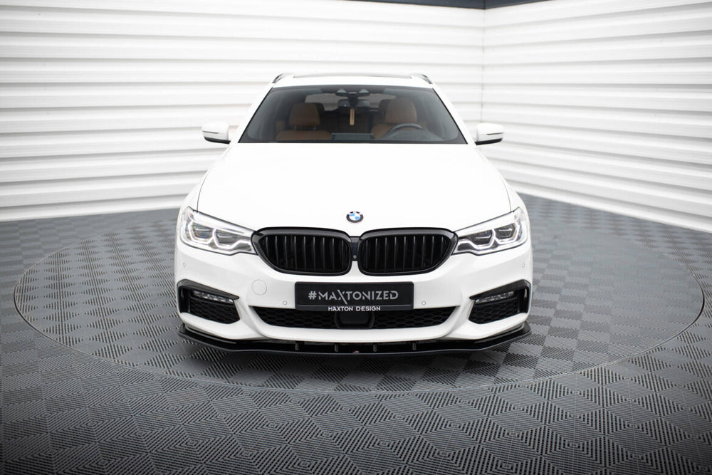Maxton Parts - Frontlippe V.1 passend für BMW 5er M-Paket / M550d / M550i G30/ G31 M-Paket schwarz Hochglanz