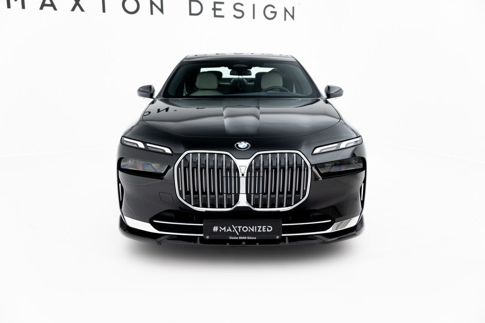 Maxton Parts - Frontlippe V.1 passend für BMW 7 G70 schwarz Hochglanz