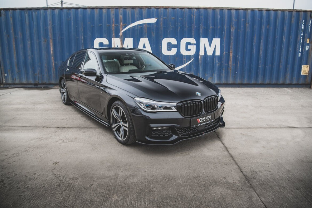 Maxton Parts - Frontlippe V.1 passend für BMW 7 M-Paket G11 /G12 schwarz Hochglanz