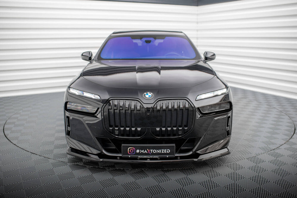 Maxton Parts - Frontlippe V.1 passend für BMW 7 M-Paket / M760e / i7 M-Paket G70 schwarz Hochglanz