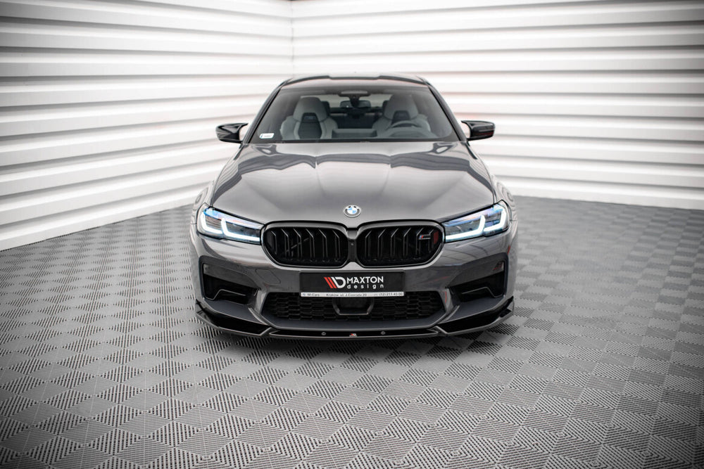 Maxton Parts - Frontlippe V.1 passend für BMW M5 F90 FL schwarz Hochglanz