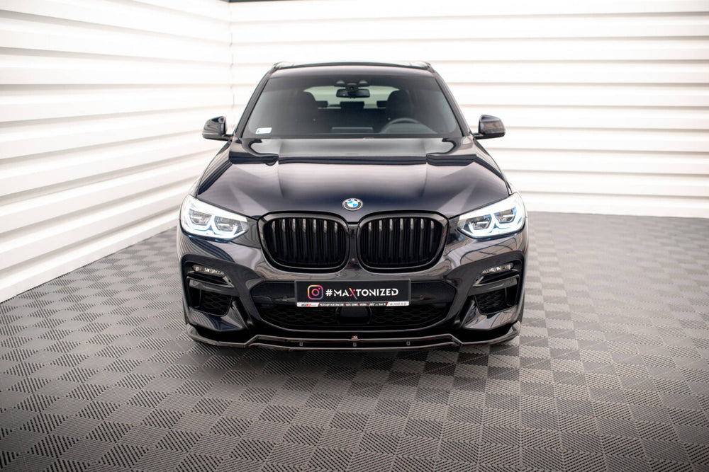 Maxton Parts - Frontlippe V.1 passend für BMW X3 M40d / M40i / M-Paket G01 schwarz Hochglanz