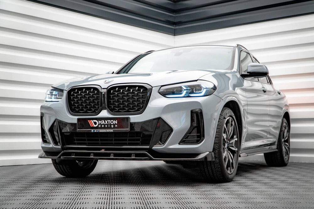 Maxton Parts - Frontlippe V.1 passend für BMW X4 M-Paket G02 FL schwarz Hochglanz