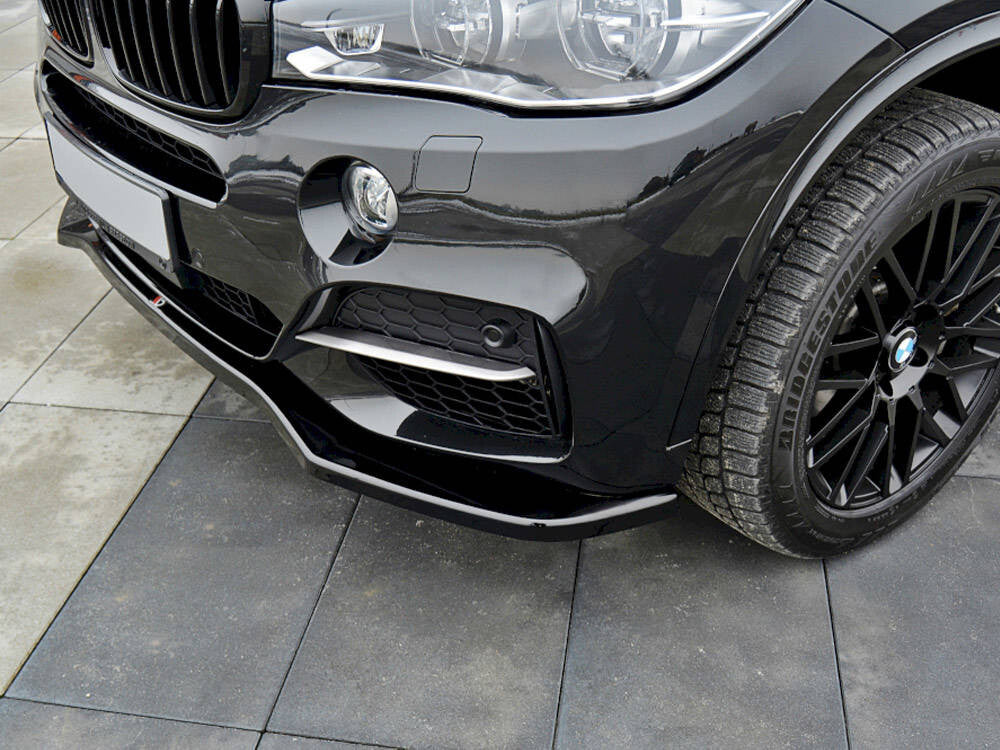 Maxton Parts - Frontlippe V.1 passend für BMW X5 F15 M Paket schwarz Hochglanz