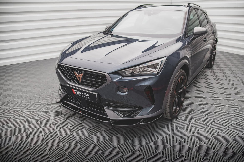 Maxton Parts - Frontlippe V.1 passend für CUPRA Formentor schwarz Hochglanz