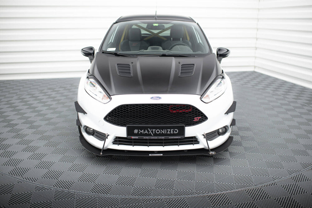 Maxton Parts - Frontlippe V.1 passend für Ford Fiesta ST Mk7 FL schwarz matt