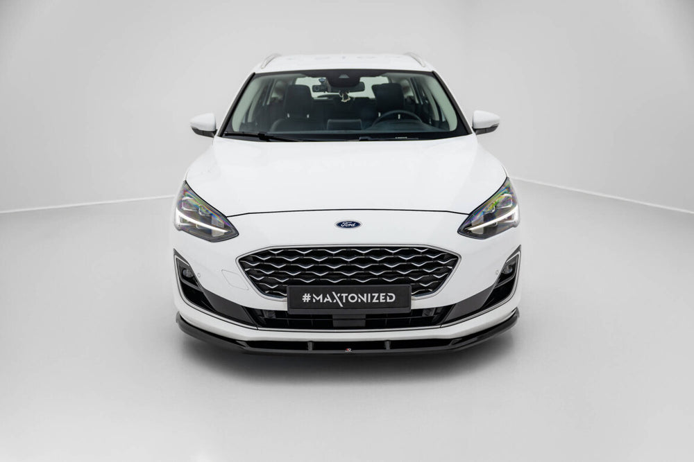 Maxton Parts - Frontlippe V.1 passend für Ford Focus Vignale Mk4 schwarz Hochglanz