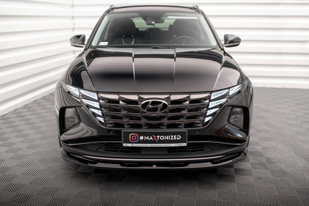 Maxton Parts - Frontlippe V.1 passend für Hyundai Tucson Mk4 schwarz Hochglanz