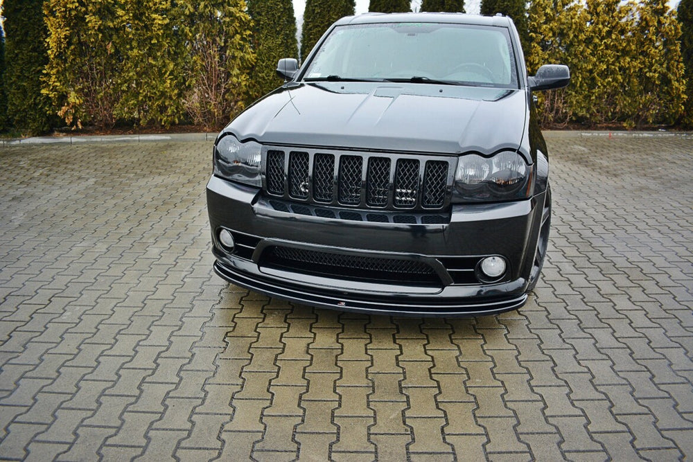 Maxton Parts - Frontlippe V.1 passend für JEEP GRAND CHEROKEE WK STR8 schwarz Hochglanz