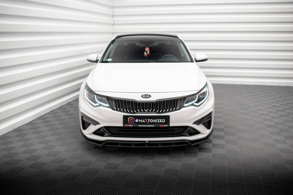 Maxton Parts - Frontlippe V.1 passend für Kia Optima Mk4 FL schwarz Hochglanz