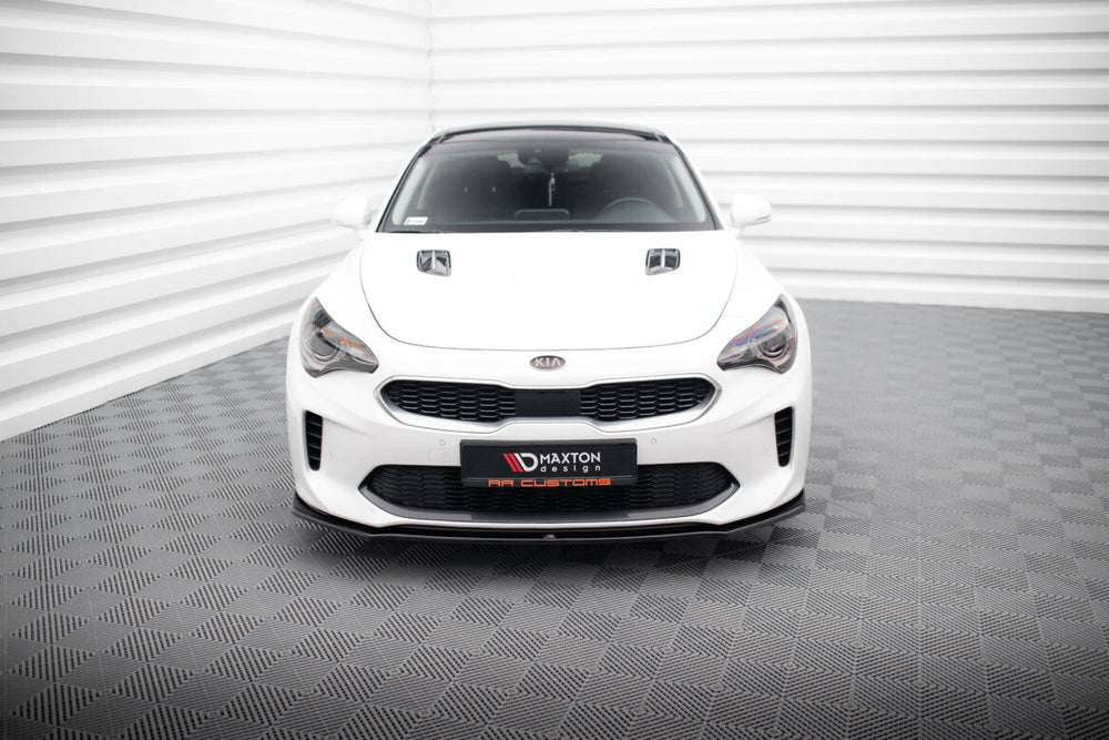 Maxton Parts - Frontlippe V.1 passend für Kia Stinger GT / GT-Line / Standard Mk1 schwarz Hochglanz