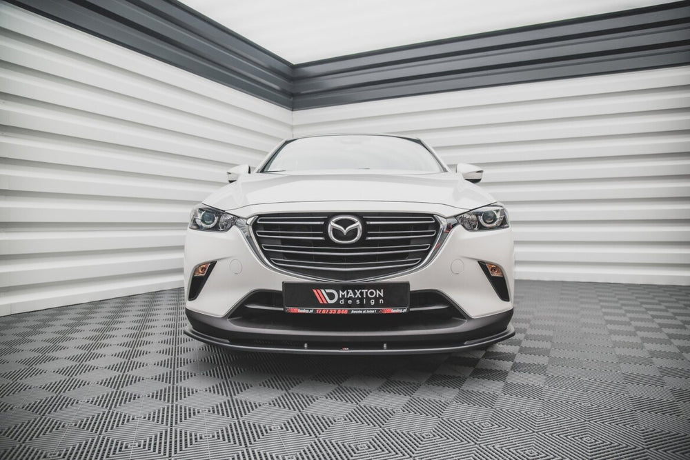 Maxton Parts - Frontlippe V.1 passend für Mazda CX-3 schwarz Hochglanz