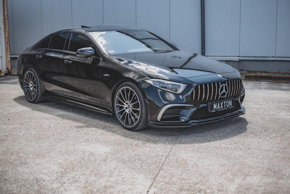 Maxton Parts - Frontlippe V.1 passend für Mercedes-AMG CLS 53 C257 schwarz Hochglanz