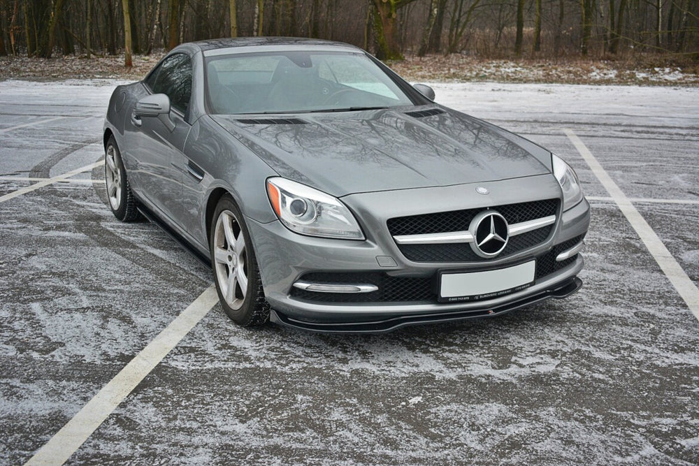 Maxton Parts - Frontlippe V.1 passend für Mercedes SLK R172 schwarz Hochglanz