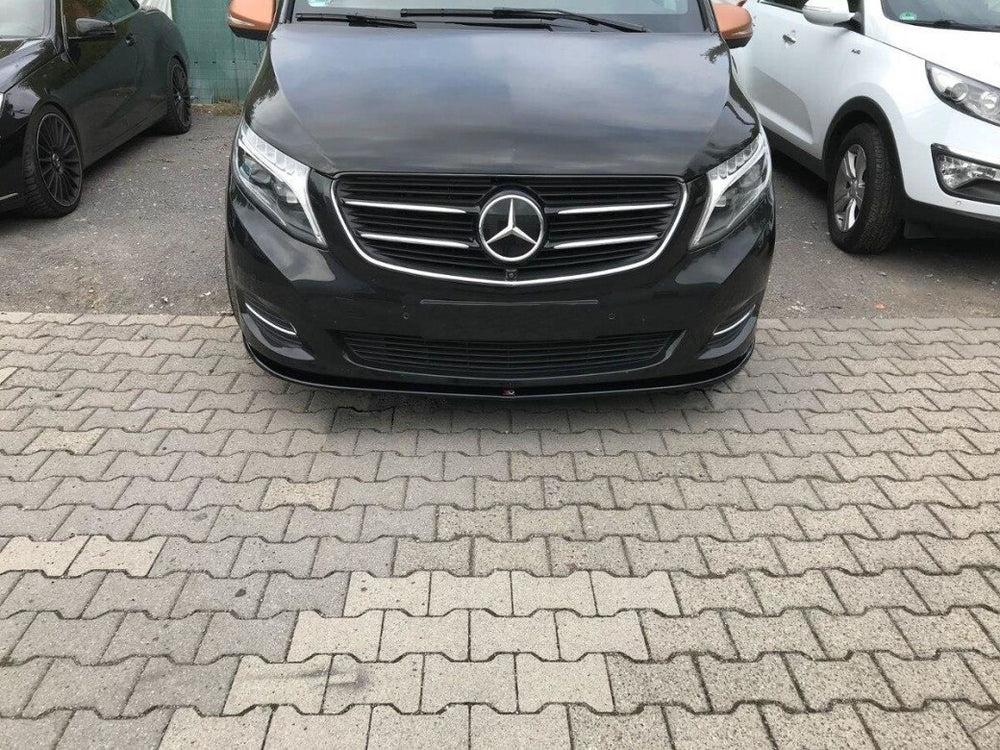 Maxton Parts - Frontlippe V.1 passend für Mercedes V-Klasse W447 schwarz Hochglanz