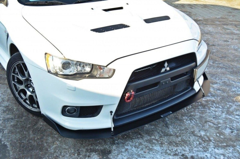 Maxton Parts - Frontlippe V.1 passend für Mitsubishi Lancer Evo X schwarz matt
