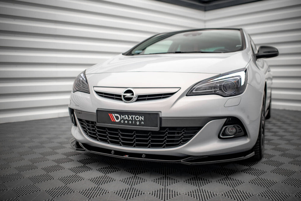 Maxton Parts - Frontlippe V.1 passend für Opel Astra GTC OPC-Line J schwarz Hochglanz