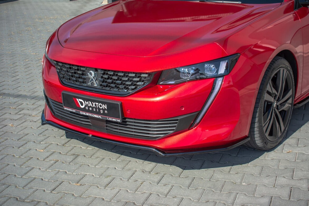 Maxton Parts - Frontlippe V.1 passend für Peugeot 508 GT Mk2 schwarz Hochglanz
