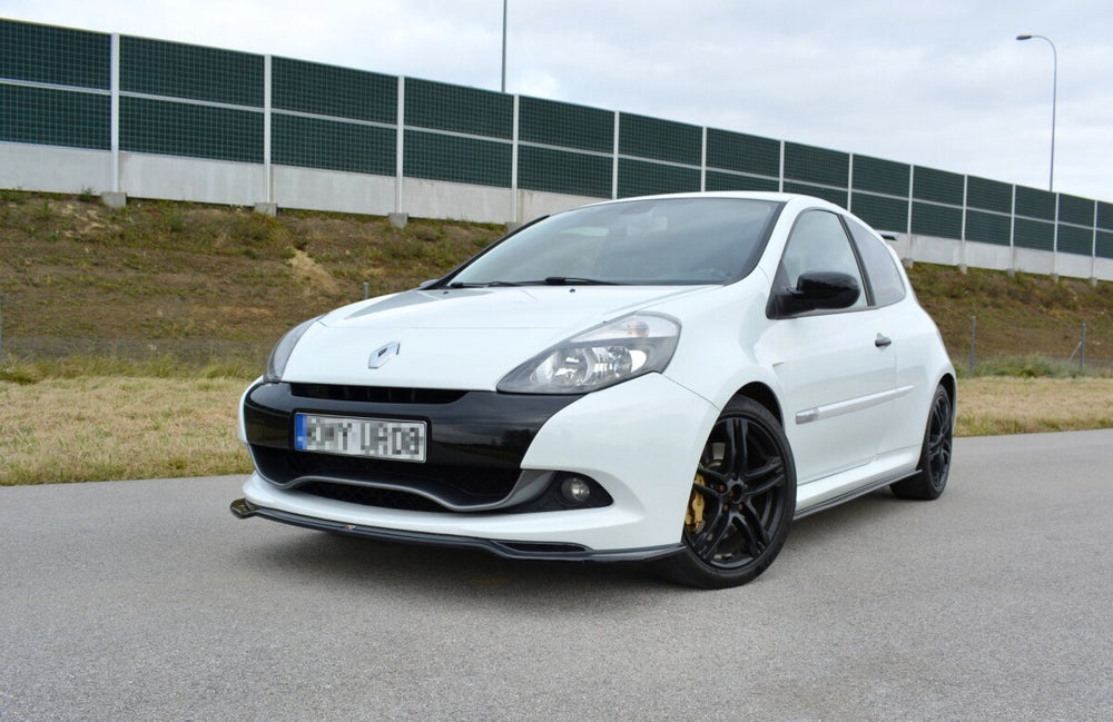 Maxton Parts - Frontlippe V.1 passend für Renault Clio MK3 RS FL schwarz Hochglanz