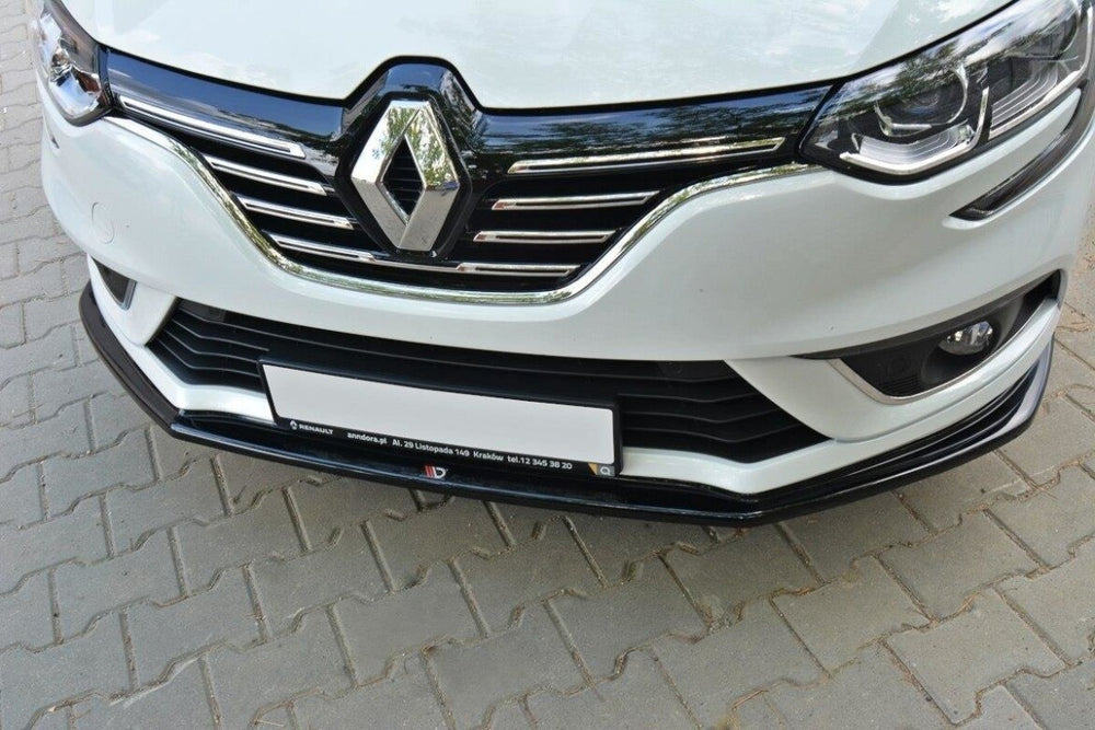 Maxton Parts - Frontlippe V.1 passend für Renault Megane Mk4 Hatchback schwarz Hochglanz