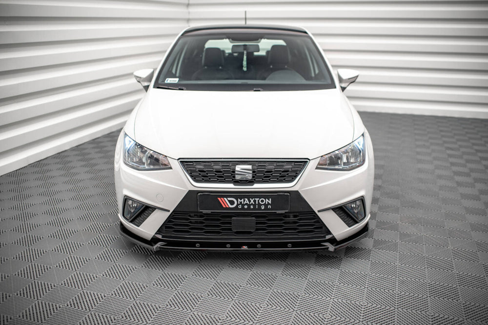 Maxton Parts - Frontlippe V.1 passend für Seat Ibiza FR/ Standard Mk5 schwarz Hochglanz