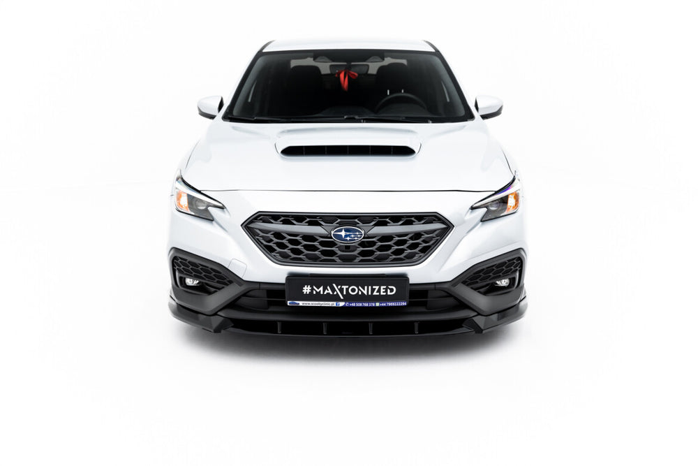 Maxton Parts - Frontlippe V.1 passend für Subaru WRX STI Mk2 schwarz Hochglanz