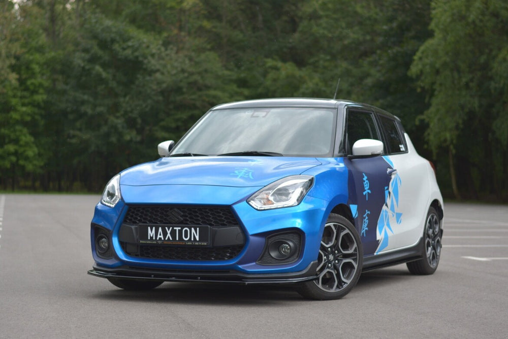 Maxton Parts - Frontlippe V.1 passend für SUZUKI SWIFT 6 SPORT schwarz Hochglanz