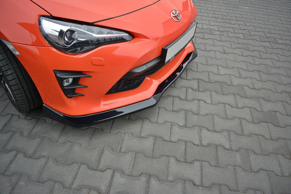 Maxton Parts - Frontlippe V.1 passend für Toyota GT86 FL schwarz Hochglanz