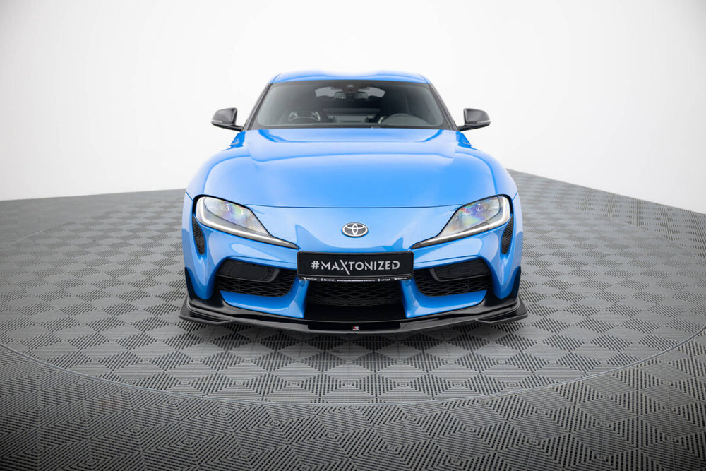 Maxton Parts - Frontlippe V.1 passend für Toyota Supra Mk5 schwarz Hochglanz